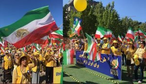 مشاركة نشطة لإيرانيات في تظاهرة بالسويد7