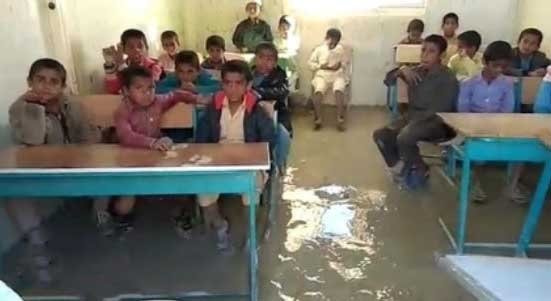 تضاعف عدد المتروكين من الدراسة بسبب وقوع الفيضانات 