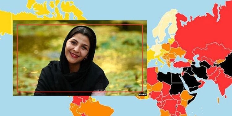 تسريح المراسلة الصحفية؛ تحتل إيران المرتبة 173 في حرية الإعلام من أصل 180 دولة