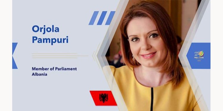 أوريولا بامبوري“، عضوة البرلمان الألباني
