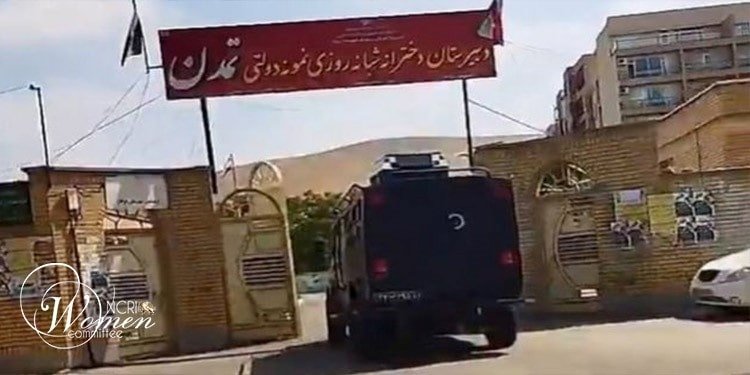 العربات المدرعة تقتحم مدرسة تمدن الثانوية للبنات في بوكان بكردستان في إيران