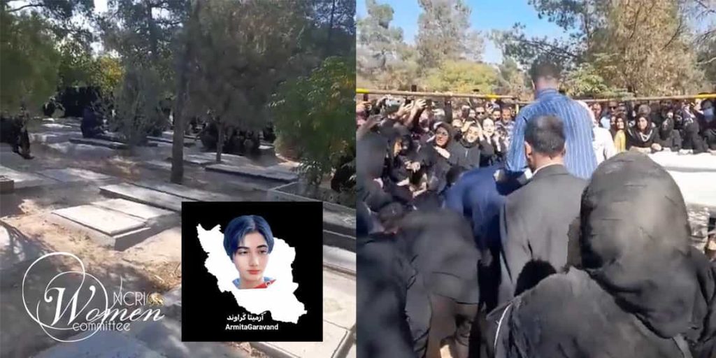 الشعب الإيراني يعرب عن رفضه واحتجاجه على مقتل آرميتا كراوند بالهتاف من خلف أسطح المنازل
