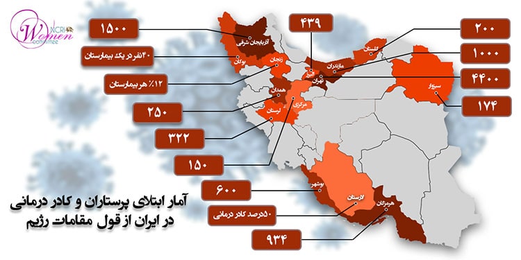 کادر درمانی ایران با ۱۵هزار مبتلا به کرونا، ۶ ماه محروم از حقوق
