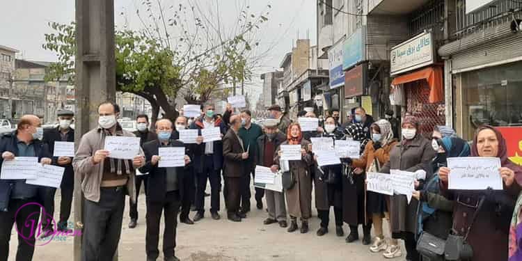 بازنشستگان تأمین اجتماعی در حداقل ۱۱ استان ایران دست به اعتراض زدند