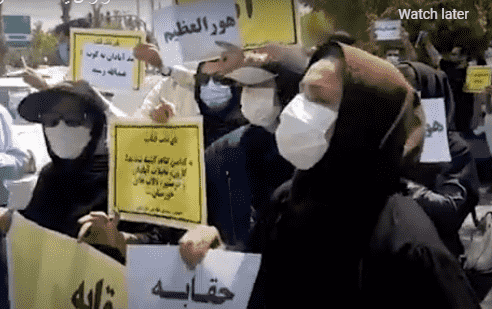 انفجار خشم مردم تشنه در قیام خوزستان 