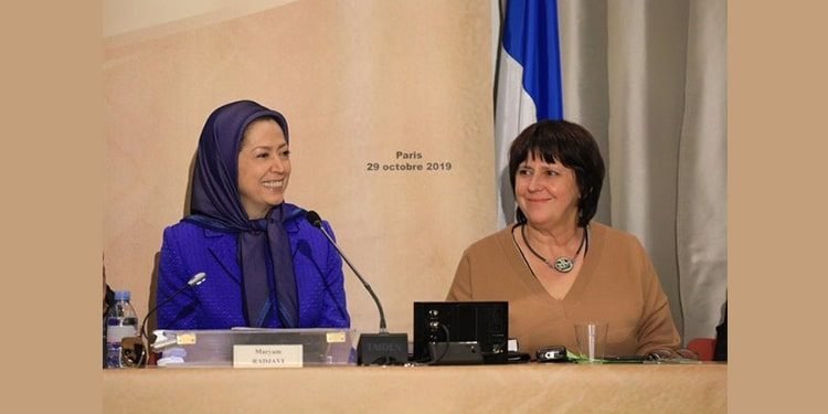  Maryam Rajavi Michèle de Vaucouleurs CPID meeting at FNA 20191029