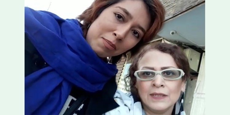 Mme Raheleh Ahmadi a été arrêtée pour faire pression sur sa fille, Saba Kord Afshari. 