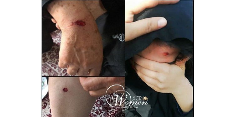 Les personnes qui assistaient à la commémoration des 40 jours de Shirin Alizadeh ont reçu des balles de pistolet à plomb.
La police a également utilisé des gaz lacrymogènes pour disperser la foule des manifestants.