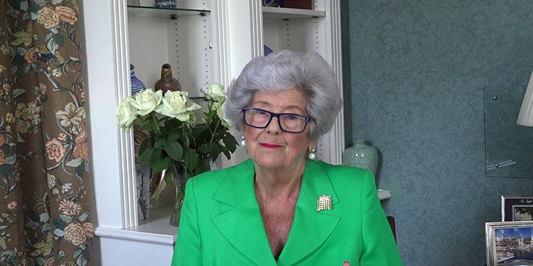 la baronne Boothroyd est décédée à l'âge de 93 ans