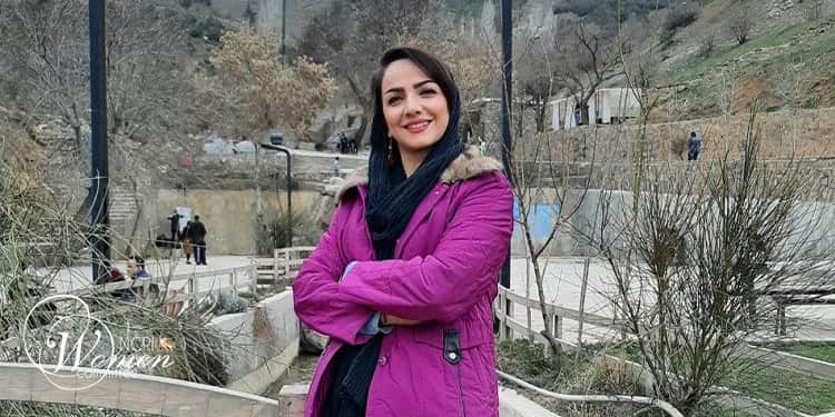 L'étudiante en ingénierie Samaneh Asghari 