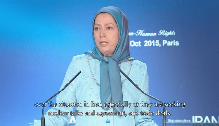 Maryam Rajavi 10 Oct 2015