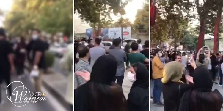 Women and youths in Hamedan confront IRGC repressive forces