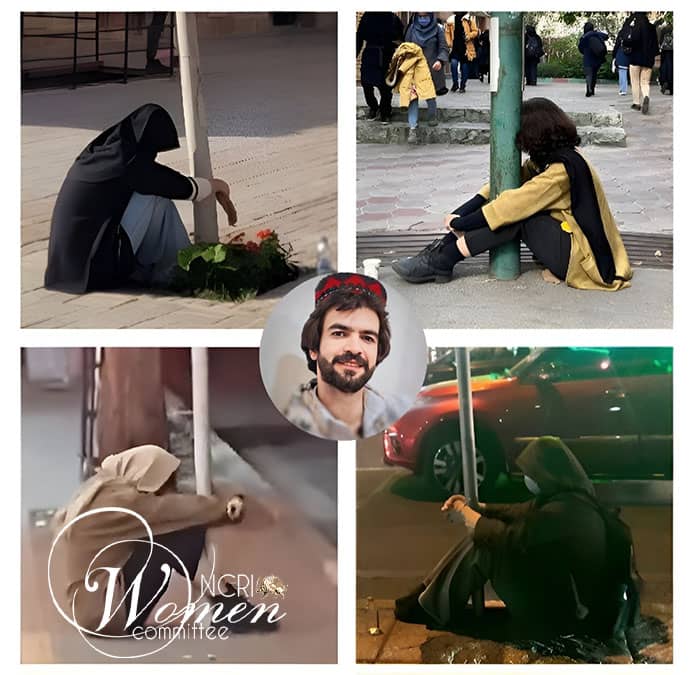 Young Iranian women mark the anniversary of the bloody crackdown in Zahedan