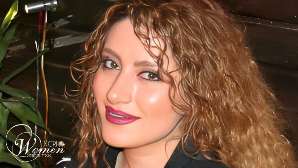 Hamideh Zeraii Mahboubeh Bigdeli, a mother of two children, is arrested